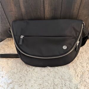 Lululemon Athletica Large Black Crossbody Bag